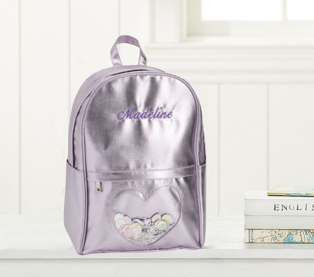 Monique Lhuillier Lavender Shine Backpack